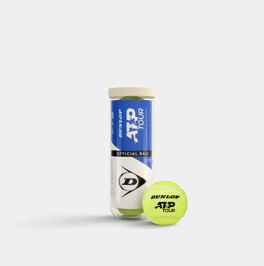 توپ تنیس دانلوپ Dunlop ATP TOUR – بسته 3 عددی (اورجینال-2026)