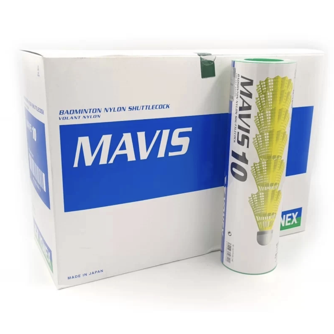 توپ بدمینتون Yonex Mavis 350 دور سبز  پک ۱۰ تیوبی  (اورجینال – ۲۰۲۶)
